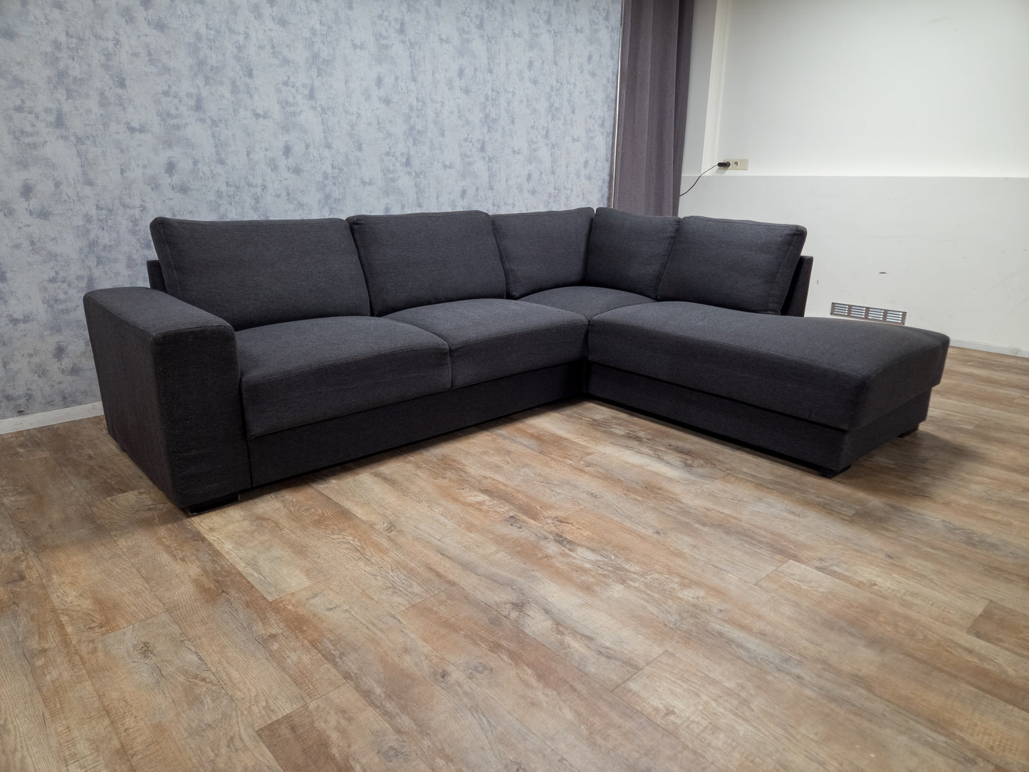 Mooi Antraciet Hoekbank