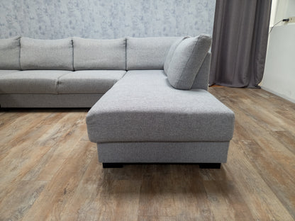 Zeer Mooi Groot Grijs U Bankstel