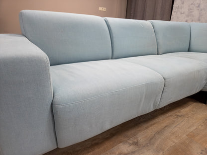 Zeer Mooi Licht Torquise Groen Hoekbank