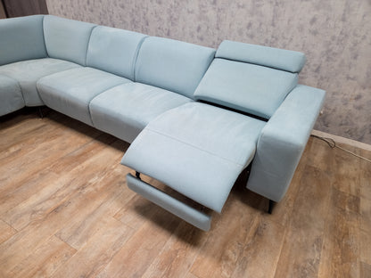 Zeer Mooi Licht Torquise Groen Hoekbank