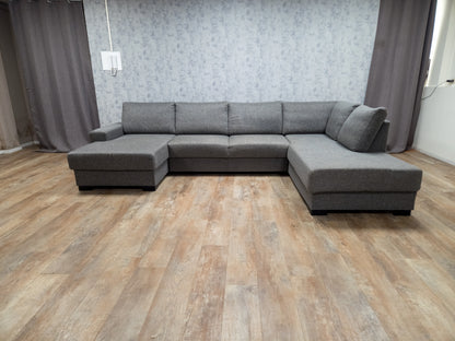 Zeer Mooi Groot Antraciet U Bankstel