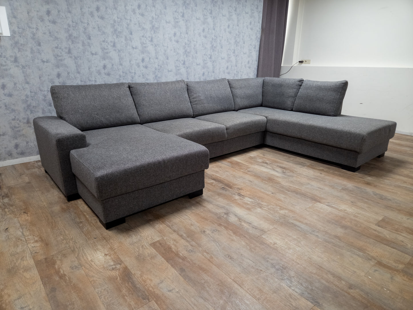 Zeer Mooi Groot Antraciet U Bankstel