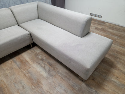 Licht Beige Hoekbank - 2e Hands