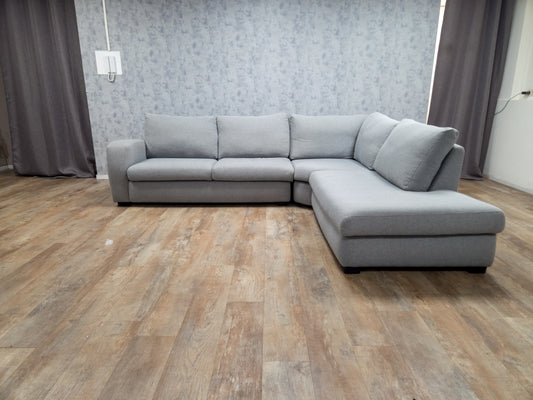 Z.G.A.N Nette Grijs Hoekbank -  (2e hands) Zitcomfort