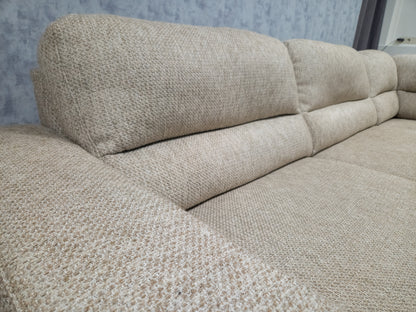Grote Beige Hoekbank – Luxe Comfort voor de Woonkamer
