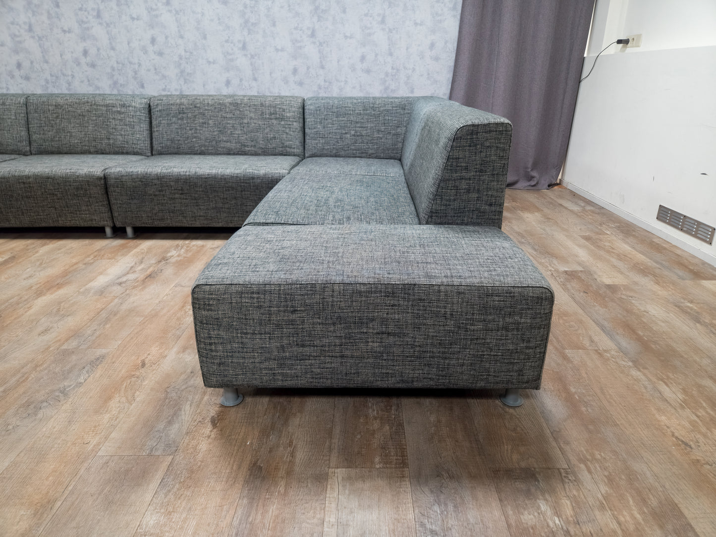 Groot Antraciet 5-Delige Hoekbank - Tijdloos Design & Comfort
