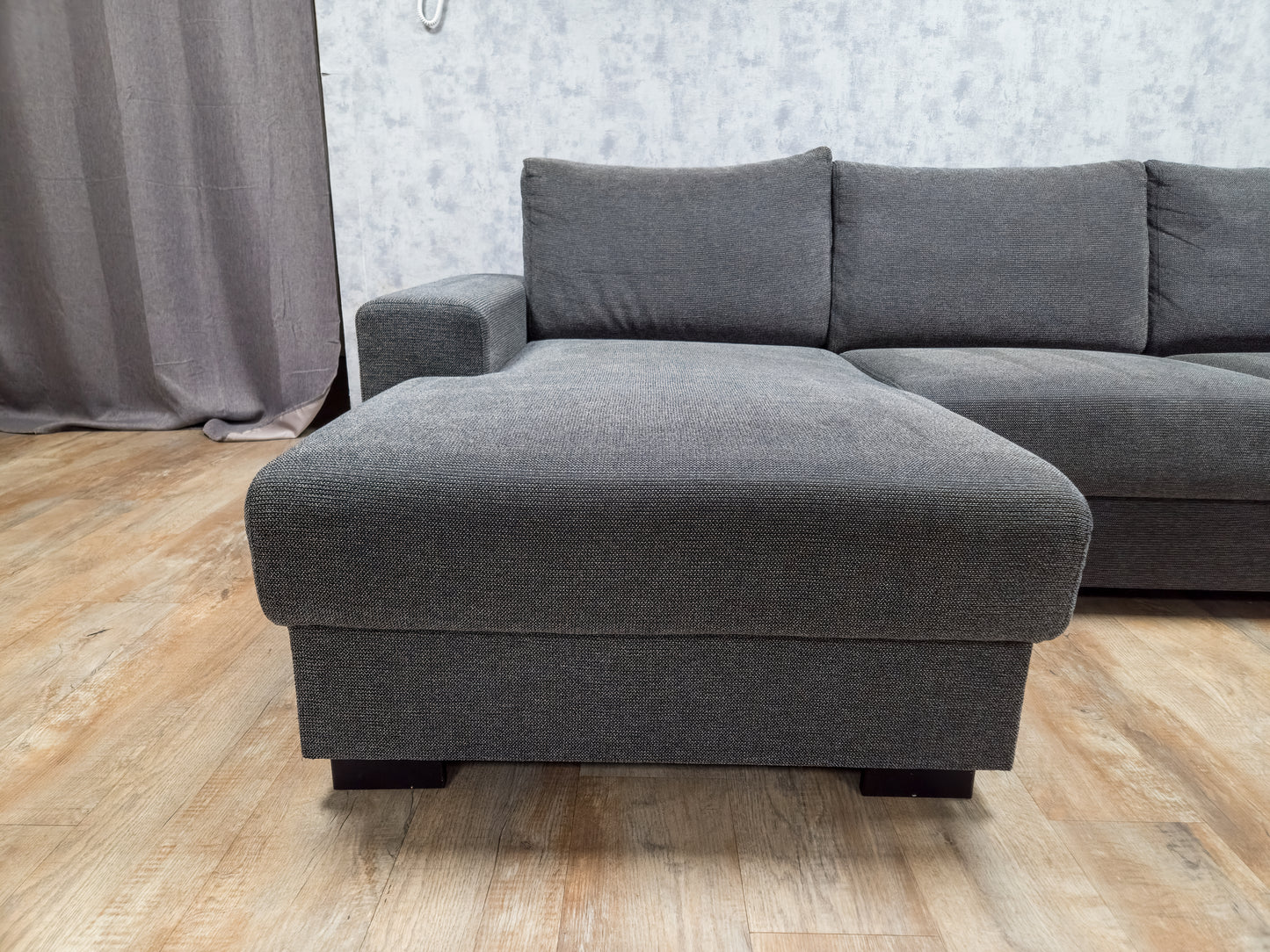 Groot Antraciet U-Bankstel – Stijlvol, Ruim en Comfortabel