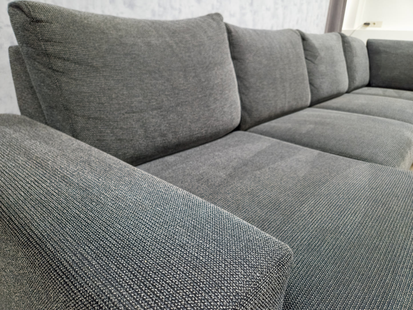 Groot Antraciet U-Bankstel – Stijlvol, Ruim en Comfortabel