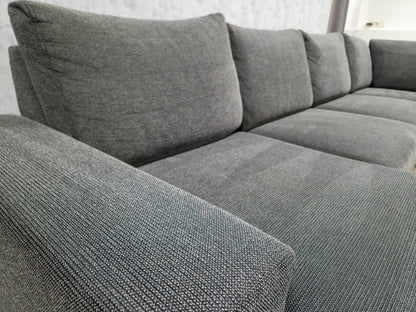 Groot Antraciet U-Bankstel – Stijlvol, Ruim en Comfortabel
