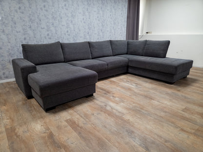 Groot Antraciet U-Bankstel – Stijlvol, Ruim en Comfortabel