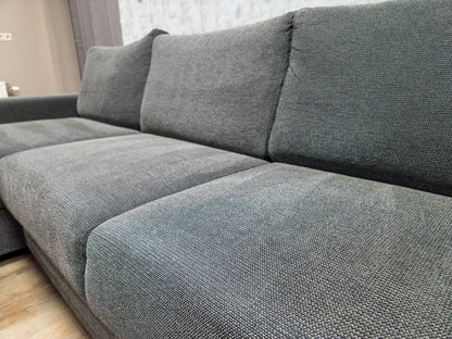 Groot Antraciet U-Bankstel – Stijlvol, Ruim en Comfortabel
