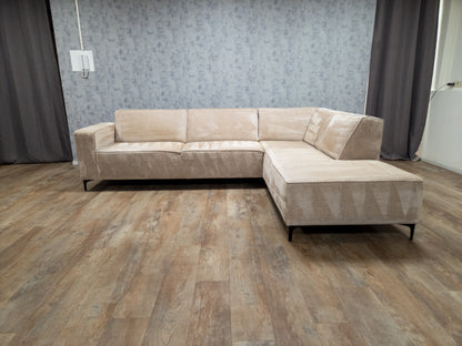 Groot Beige Hoekbank – Elegant Design met Luxe Zitcomfort