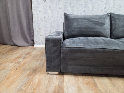 Grote Antraciet Hoekbank – Stijlvol, Ruim en Comfortabel