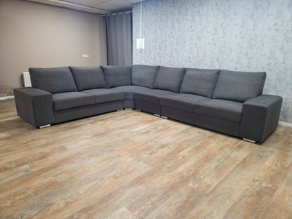 Mooi Groot Antraciet Hoekbank