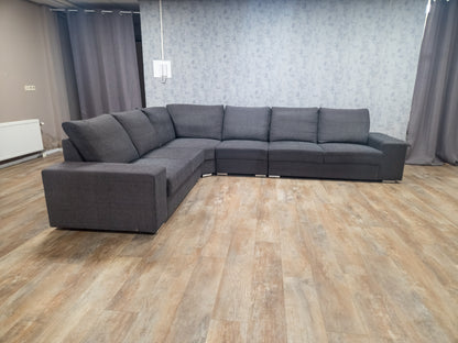 Mooi Groot Antraciet Hoekbank