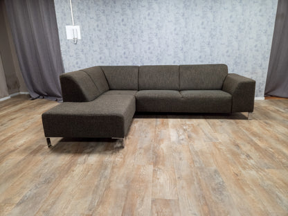 Mooi Bruin Antraciet Hoekbank 