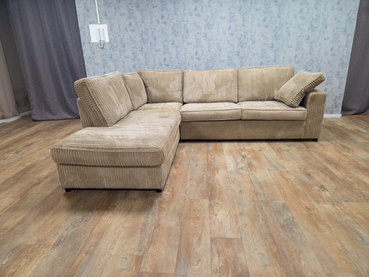 Mooi Z.G.A.N Groot BEIGE Hoekbank