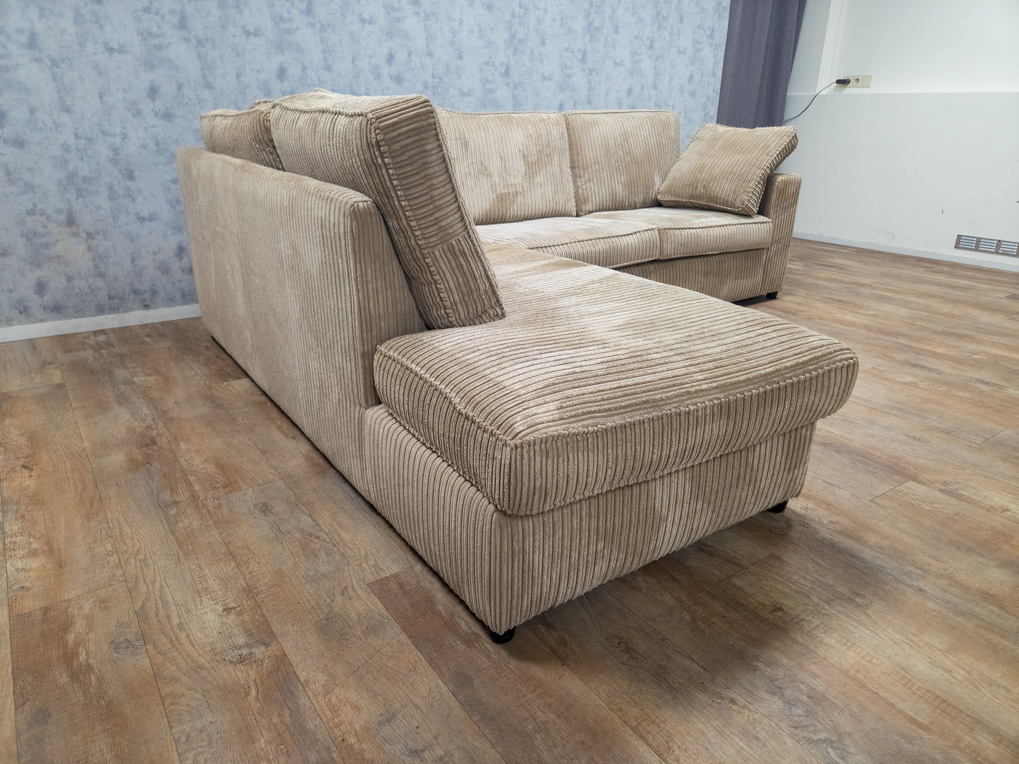 Mooi Z.G.A.N Groot BEIGE Hoekbank