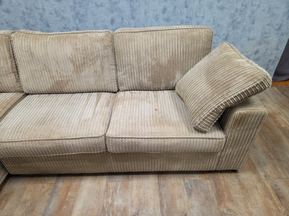 Mooi Z.G.A.N Groot BEIGE Hoekbank