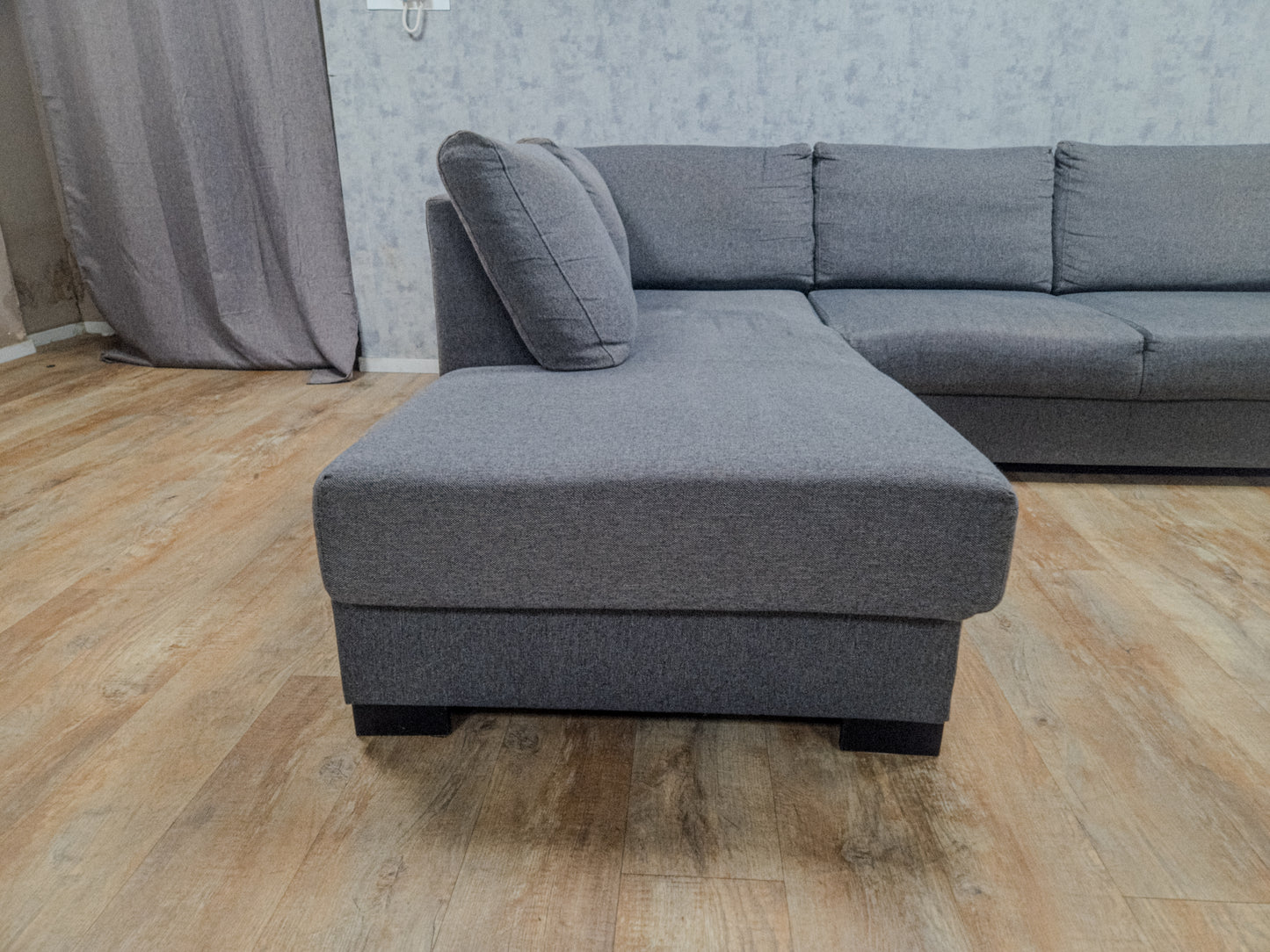 Mooi Antraciet Hoekbank