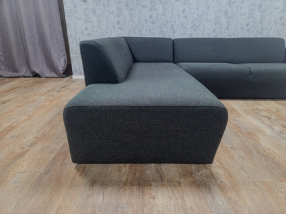 Zeer Mooi Antraciet DEISGN Hoekbank van MONTEL