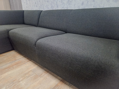 Zeer Mooi Antraciet DEISGN Hoekbank van MONTEL