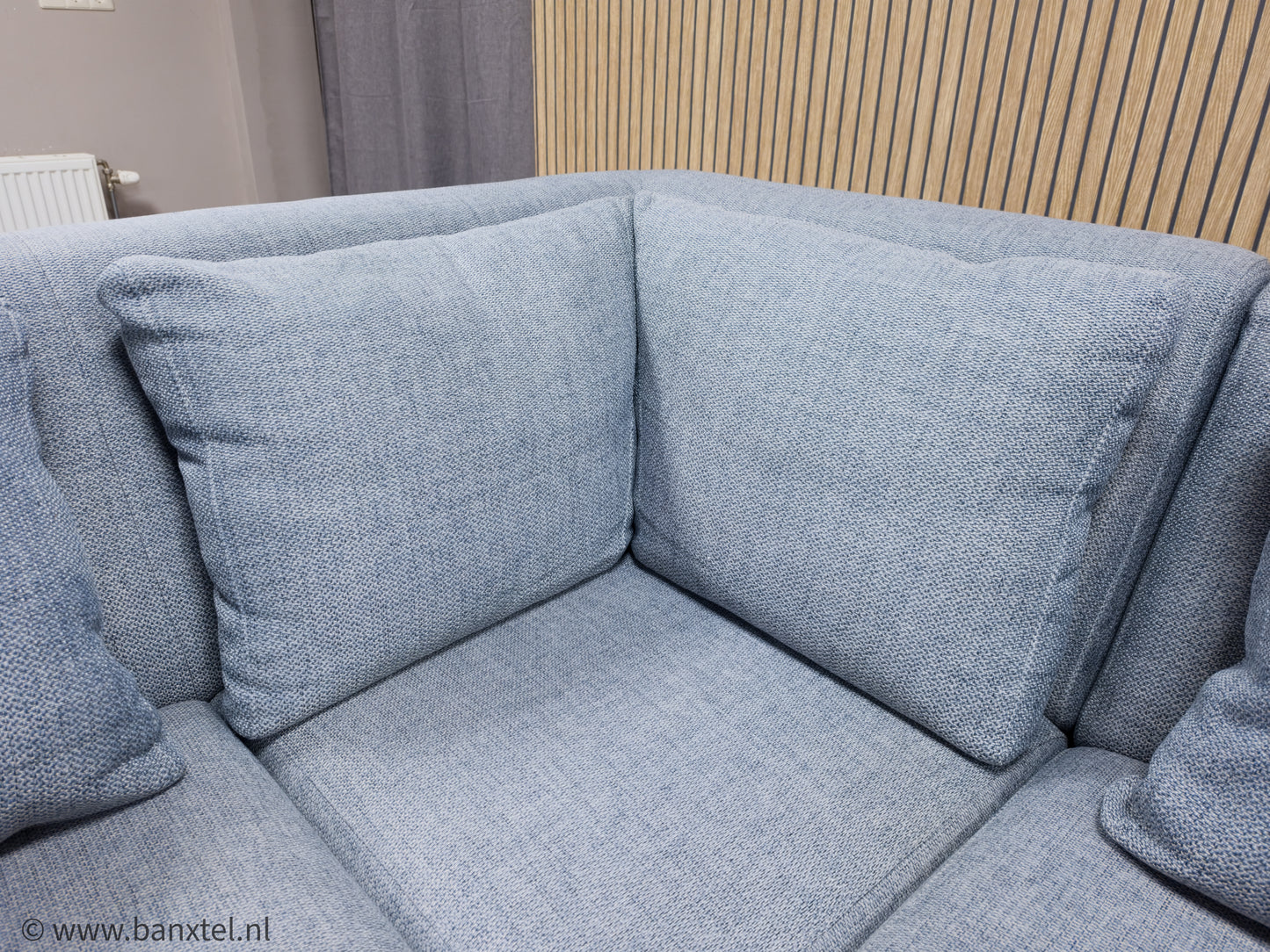 Z.G.A.N Licht Blauwe Gemeleerd Hoekbank