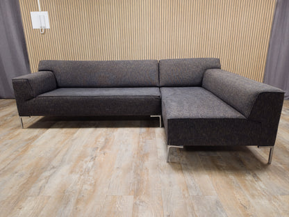 Zeer Mooie BRUIN ANTRACIET Hoekbank van DESIGN ON STOCK BLOQ