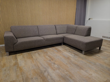 Zeer Mooi Taupe Kleur Hoekbank