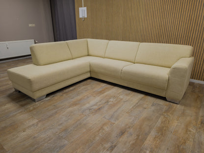 Zeer Mooi Creme Kleur Hoekbank