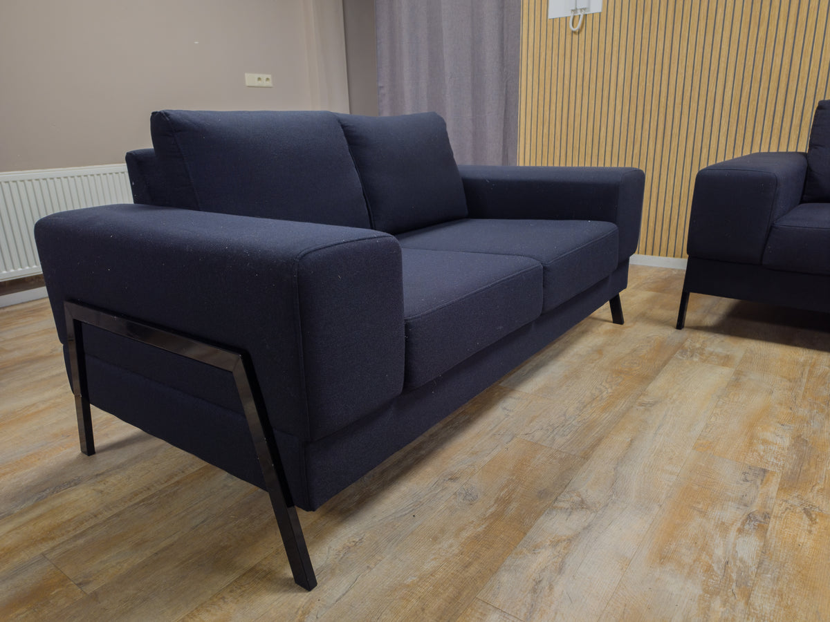 Z.G.A.N Zwart 2Zit en Hoekbank
