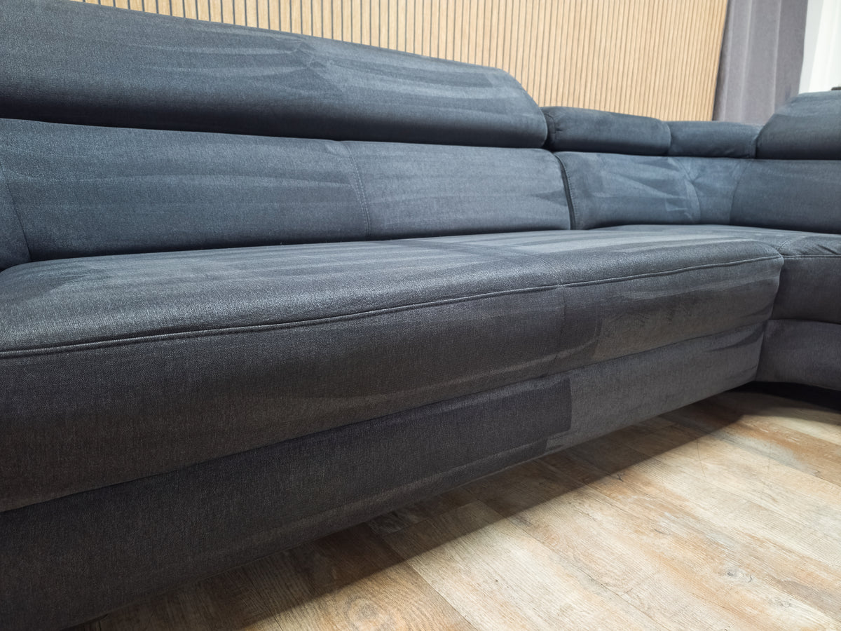 Zeer Mooi Antraciet MONTEL Hoekbank | REFURBISHED