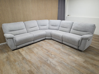 Zeer Mooi Grijs Relax Hoekbank