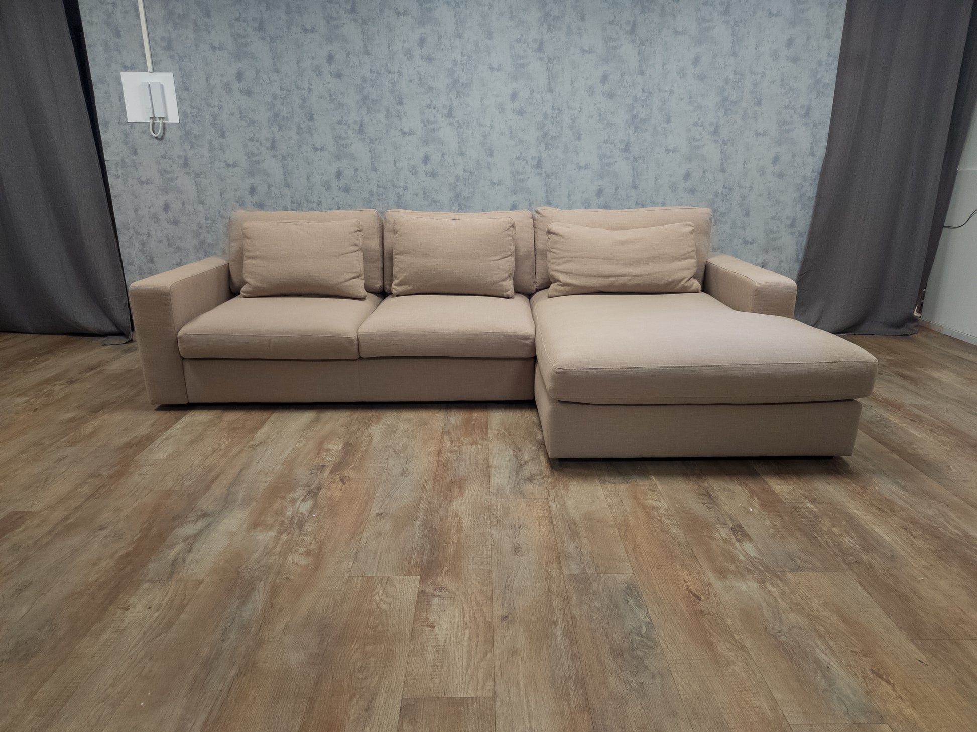 Zeer Mooi Beige Hoekbank - BanxteL - 2dehandse Bankstellen