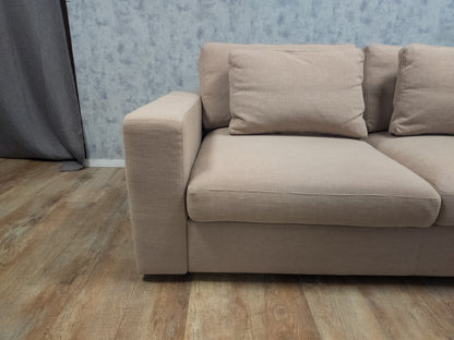 Zeer Mooi Beige Hoekbank - BanxteL - 2dehandse Bankstellen