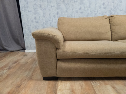 Zeer Mooi Groot Beige Hoekbank