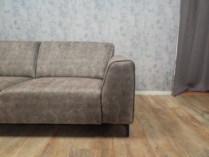 Mooie TAUPE Hoekbank