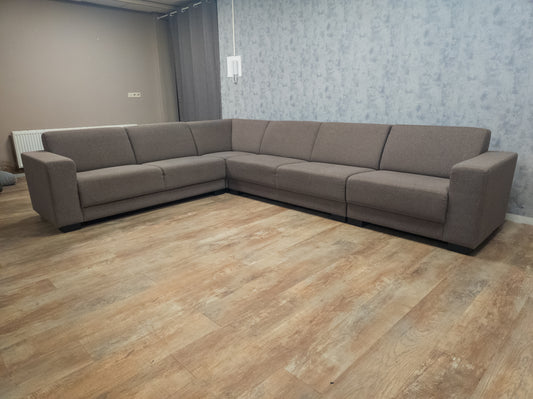 Mooie Groot TAUPE Hoekbank
